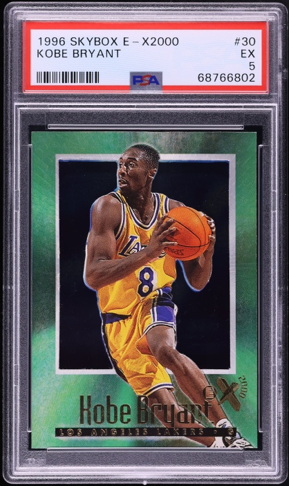 1996 Skybox E-X2000 Star Date 2000 Kobe Bryant ROOKIE #3 PSA 9 
