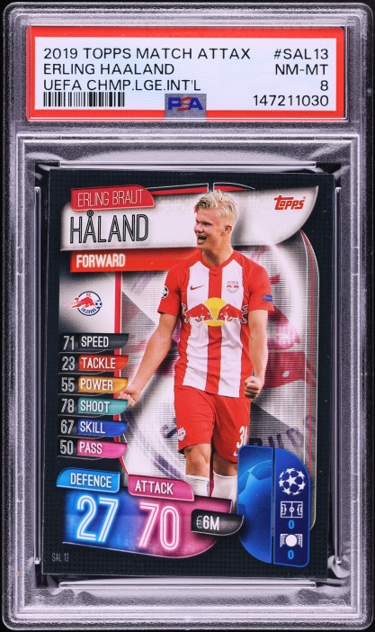 2019 Finest UEFA Prized Footballers Erling Haaland ROOKIE #PFEHA