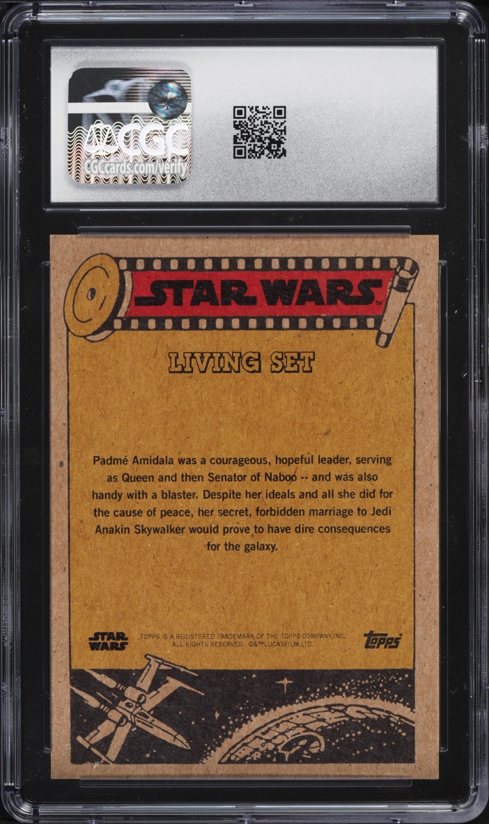 2021 Topps Star Wars Living Set Padme Amidala #224 CGC 9 MINT
