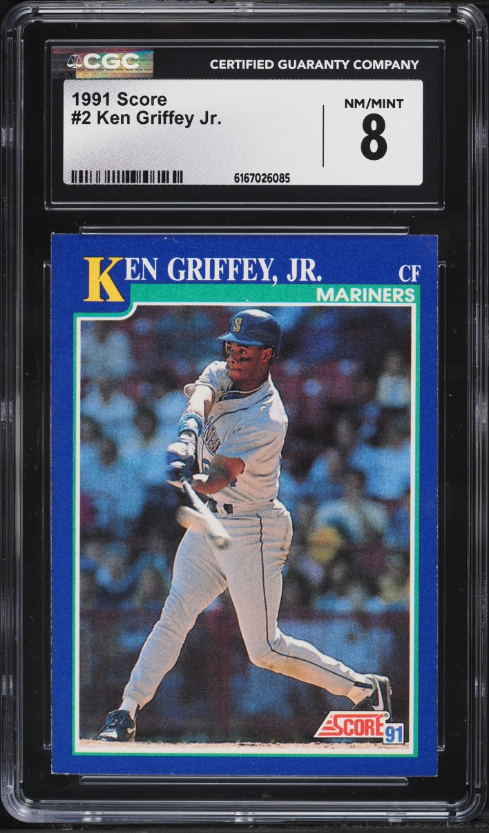 1991 Score Ken Griffey Jr. #2 CGC 8 NM-MT