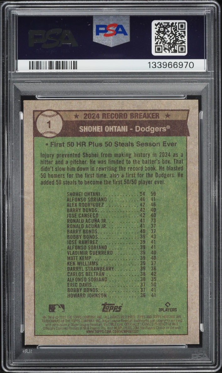 2025 Topps Heritage Bicentennial Shohei Ohtani /200 #1 PSA 10 GEM MINT