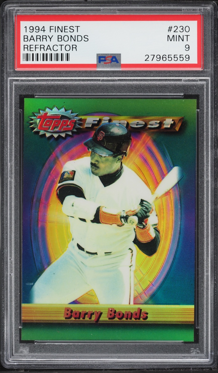 1994 Finest Refractor Barry Bonds #230 PSA 9 MINT