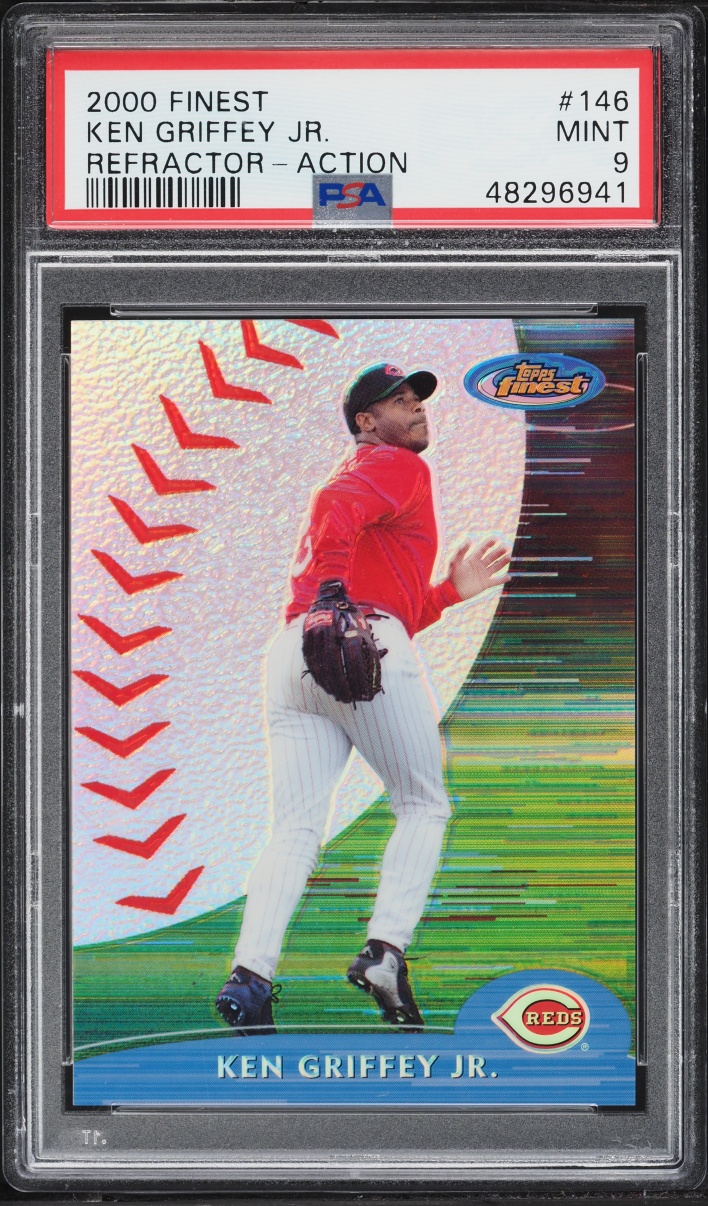 2000 Finest Refractor Action Ken Griffey Jr. #146 PSA 9 MINT