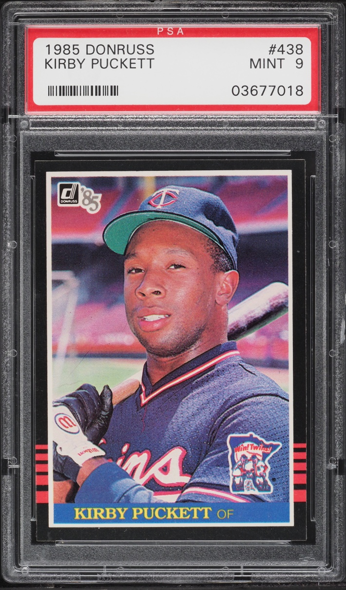 1985 Donruss Kirby Puckett ROOKIE #438 PSA 9 MINT