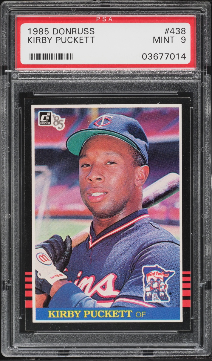 1985 Donruss Kirby Puckett ROOKIE #438 PSA 9 MINT