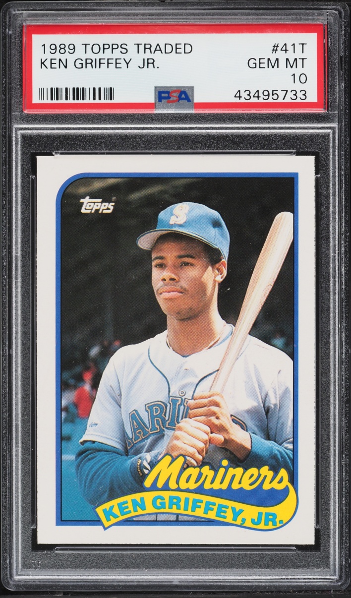 1989 Topps Traded Ken Griffey Jr. ROOKIE #41T PSA 10 GEM MINT