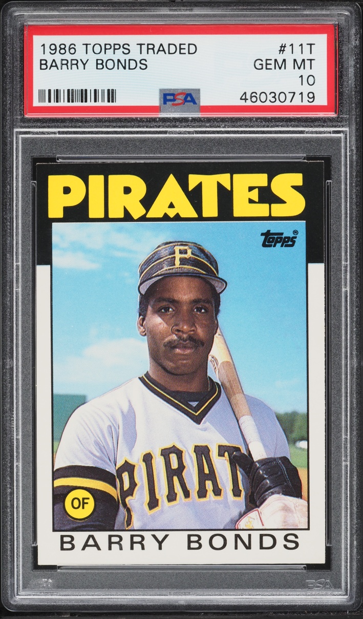 1986 Topps Traded Barry Bonds ROOKIE #11T PSA 10 GEM MINT