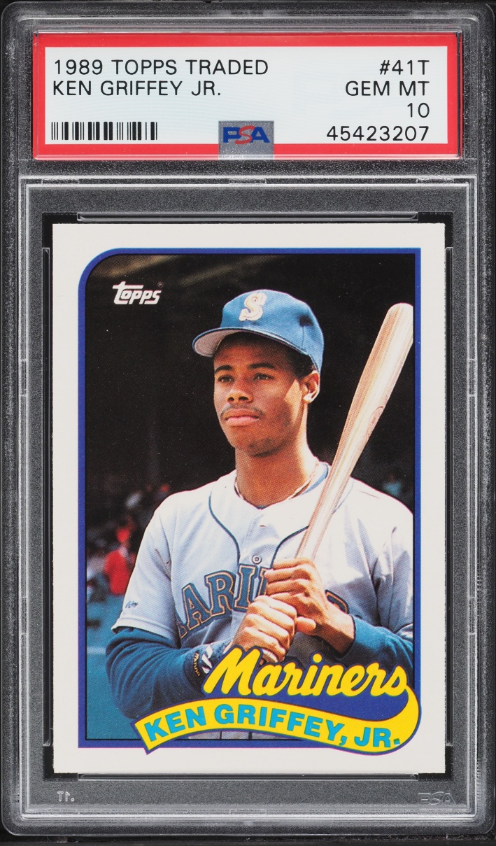 1989 Topps Traded Ken Griffey Jr. ROOKIE #41T PSA 10 GEM MINT