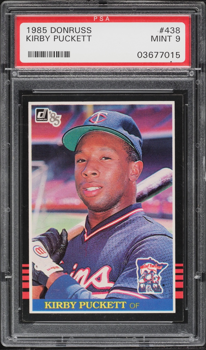 1985 Donruss Kirby Puckett ROOKIE #438 PSA 9 MINT