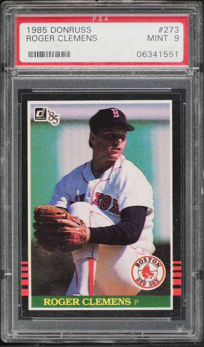 1985 Donruss Roger Clemens ROOKIE #273 PSA 9 MINT