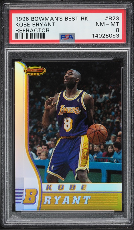 1996 Bowman's Best Atomic Refractor Kobe Bryant ROOKIE #R23 BGS 10