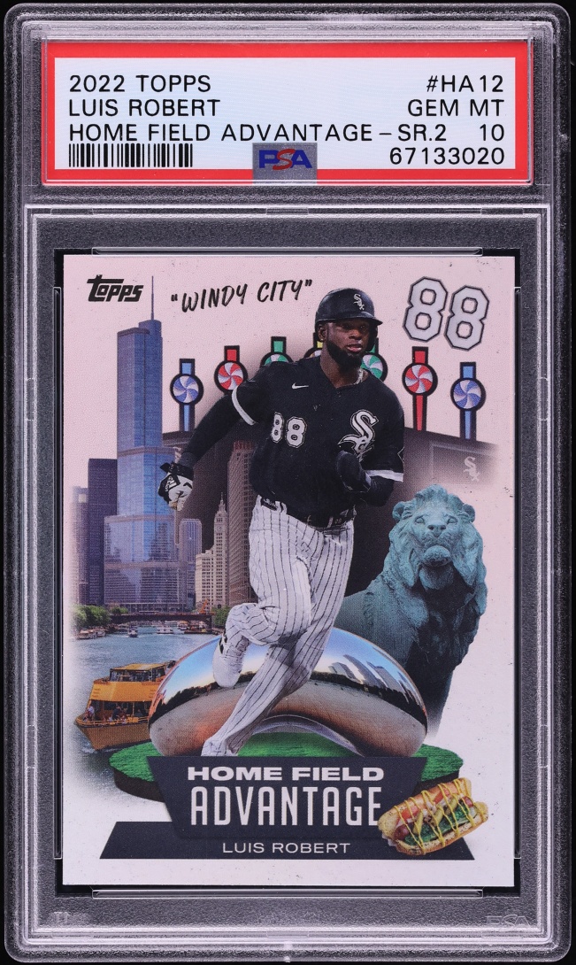 2022 Topps Home Field Advantage Series 2 Luis Robert #HA-12 PSA 10 GEM MINT