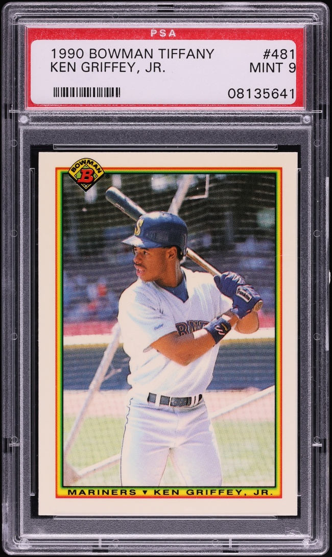 1990 Bowman Tiffany Ken Griffey Jr. #481 PSA 9 MINT