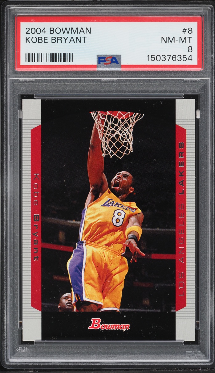 2004 Bowman Kobe Bryant #8 PSA 8 NM-MT