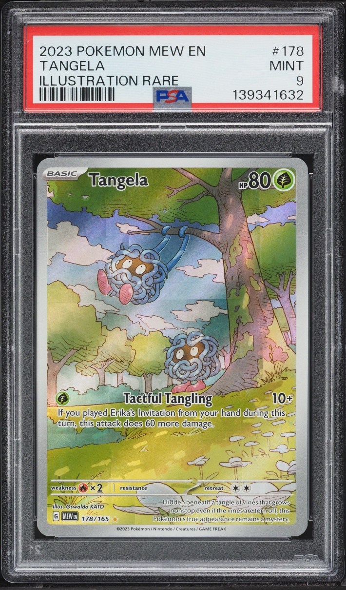 2023 Pokemon Scarlet & Violet 151 IR Tangela #178 PSA 9 MINT