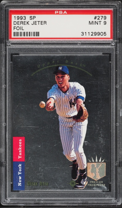 1993 SP Foil Derek Jeter ROOKIE #279 PSA 10 GEM MINT on Fanatics