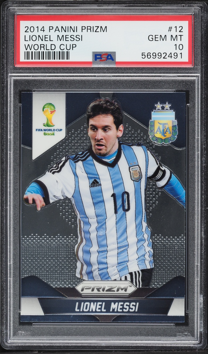2014 Panini Prizm World Cup Lionel Messi #12 PSA 10 GEM MINT
