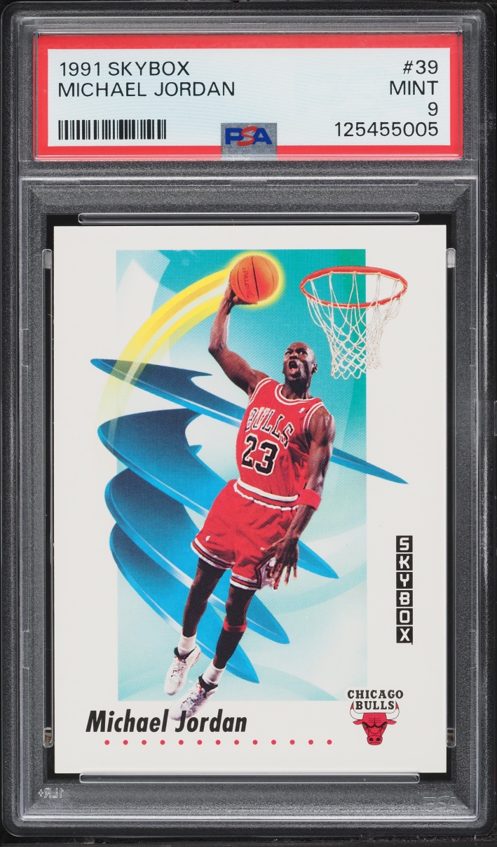 1991 Skybox Basketball Michael Jordan #39 PSA 9 MINT