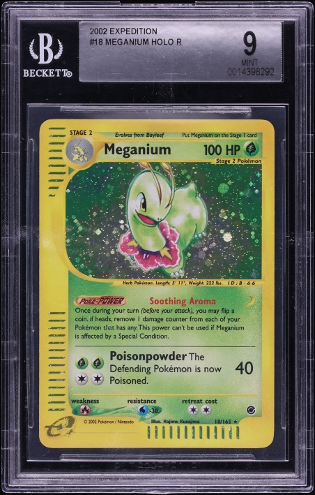 2000 Pokemon Neo Genesis 1st Edition Holo Meganium #11 BGS 9.5 GEM MINT on  Fanatics Collect