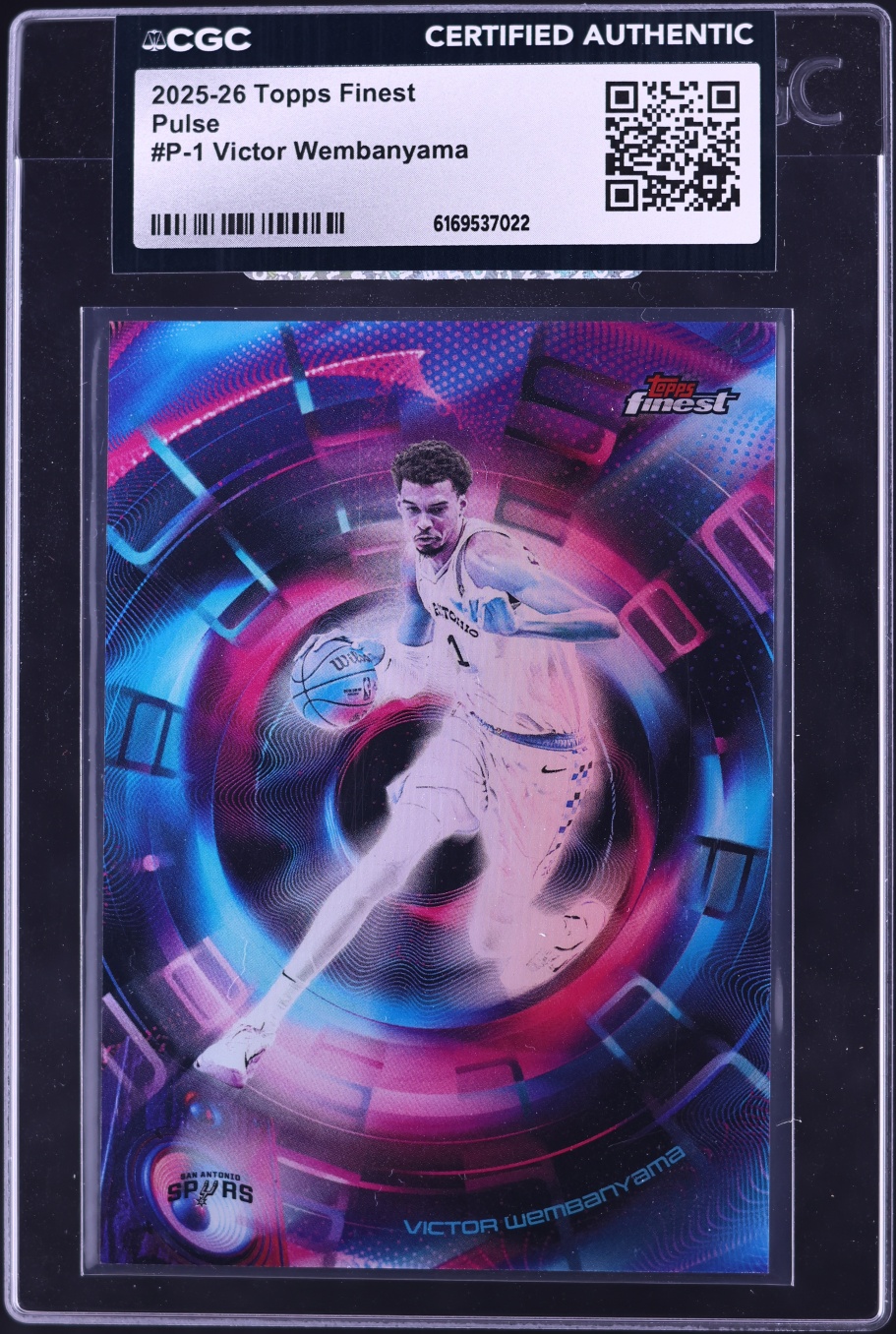 2025 Finest Pulse Victor Wembanyama #P-1 CGC AUTH
