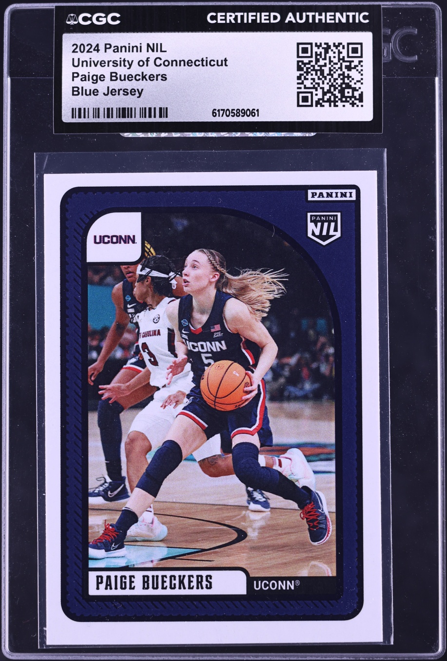 2024 Panini NIL University Of Connecticut Paige Bueckers ROOKIE CGC AUTH