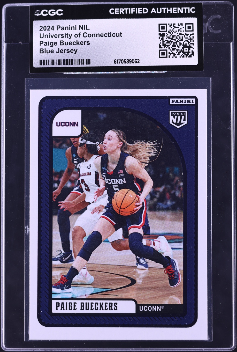 2024 Panini NIL University Of Connecticut Paige Bueckers ROOKIE CGC AUTH