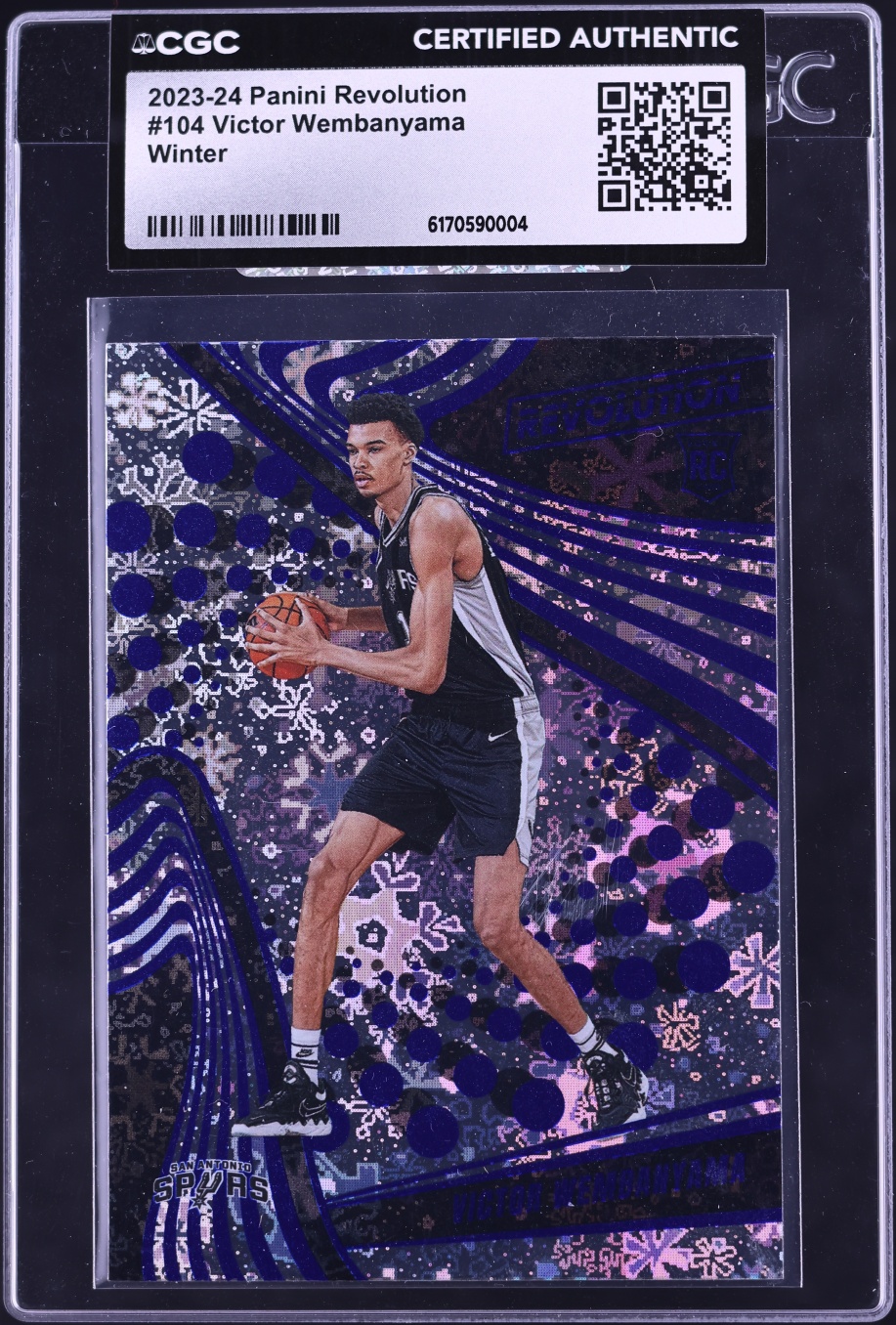2023 Panini Revolution Winter Victor Wembanyama ROOKIE #104 CGC AUTH