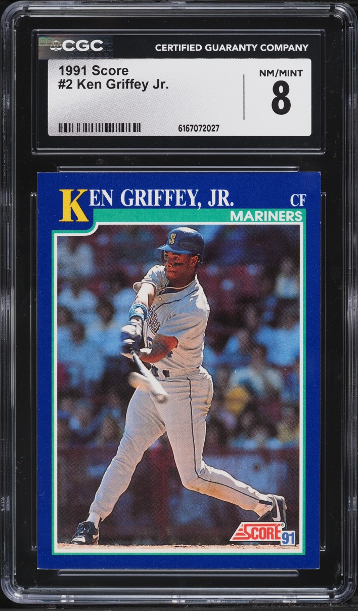 1991 Score Ken Griffey Jr. #2 CGC 8 NM-MT