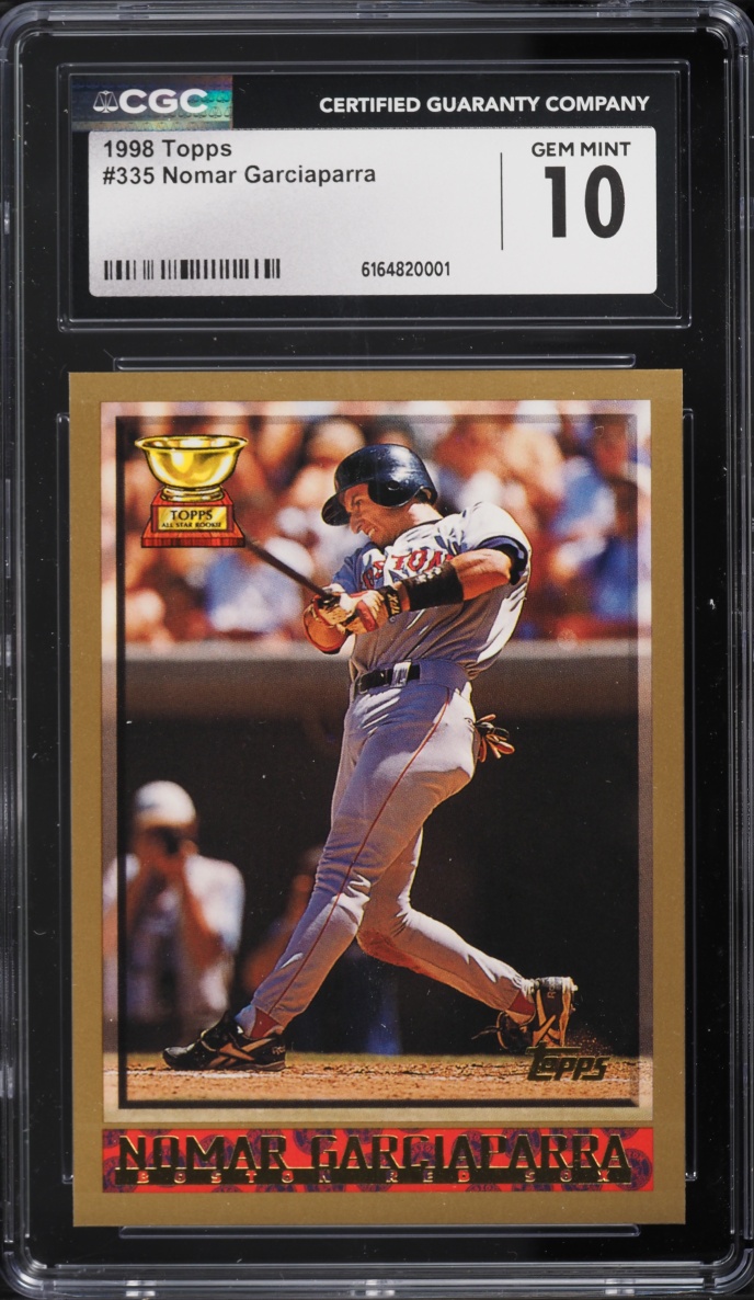 1998 Topps Nomar Garciaparra #335 CGC 10 GEM MINT
