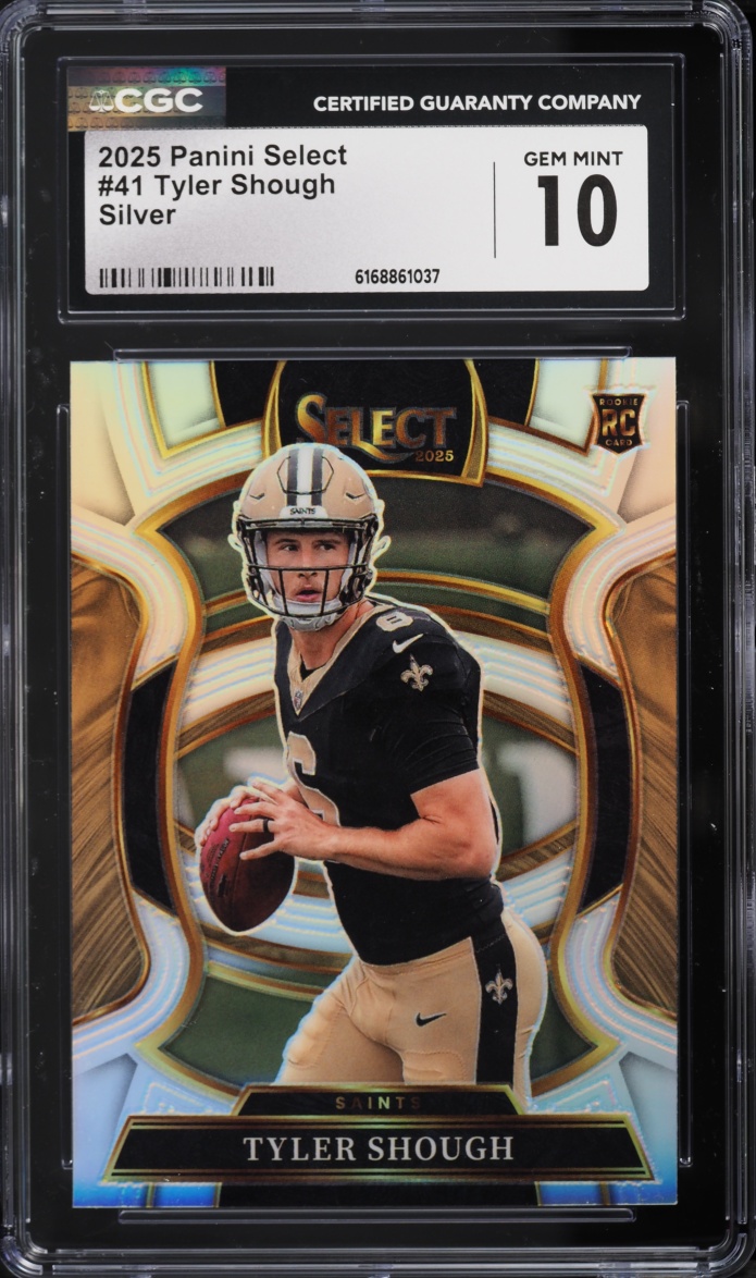 2025 Select Concourse Silver Prizm Tyler Shough ROOKIE #41 CGC 10 GEM MINT