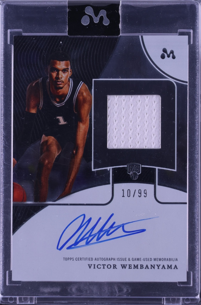 2023 Topps Mercury Victor Wembanyama ROOKIE PATCH AUTO /99 #WAR-9A CGC AUTH