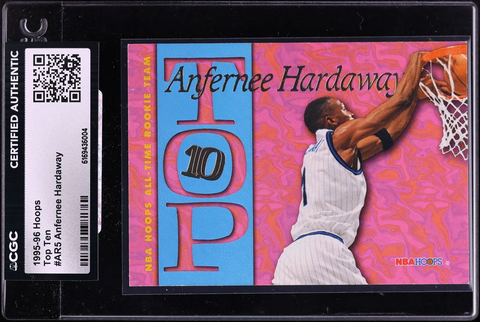1995 Hoops Top Ten Anfernee Hardaway #AR5 CGC AUTH