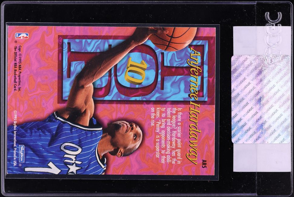 1995 Hoops Top Ten Anfernee Hardaway #AR5 CGC AUTH