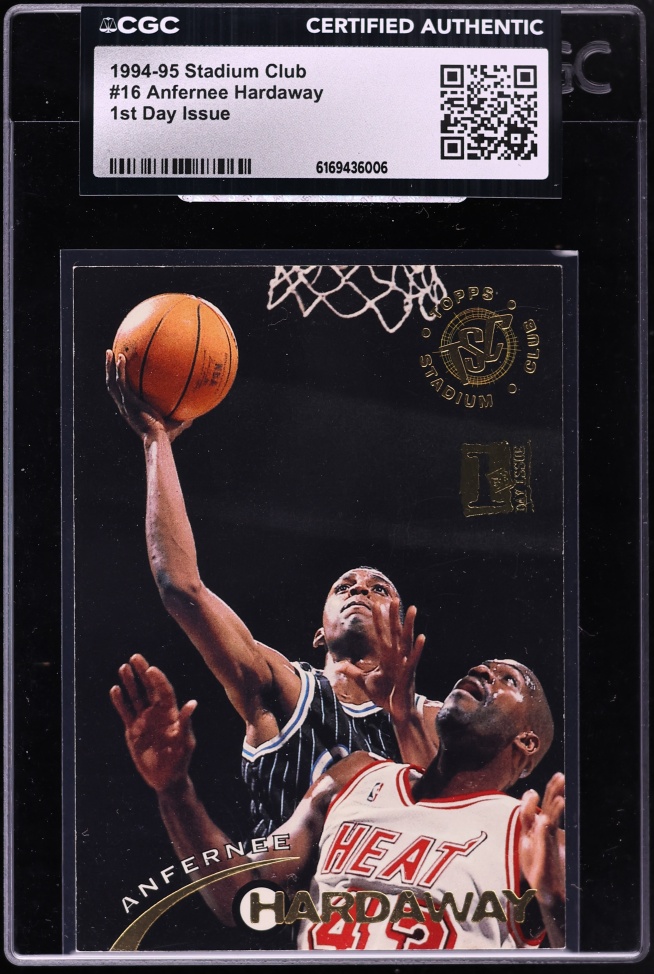 1994 Stadium Club 1st Day Issue Anfernee Hardaway #16 CGC AUTH