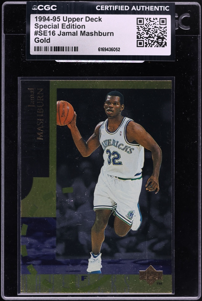 1994 Upper Deck Special Edition Gold Jamal Mashburn #SE16 CGC AUTH