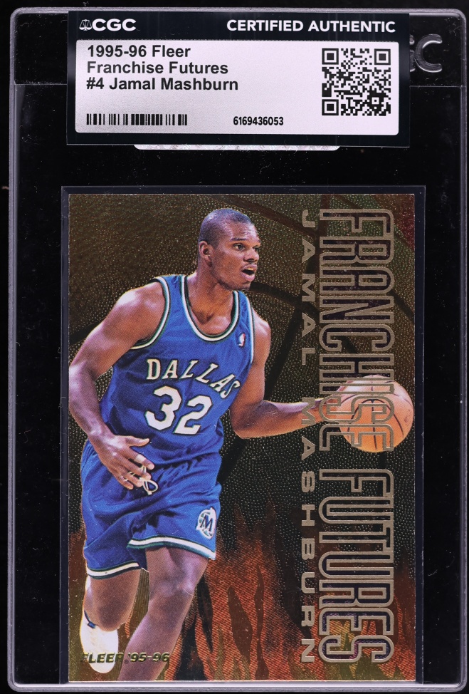 1995 Fleer Franchise Futures Jamal Mashburn #4 CGC AUTH