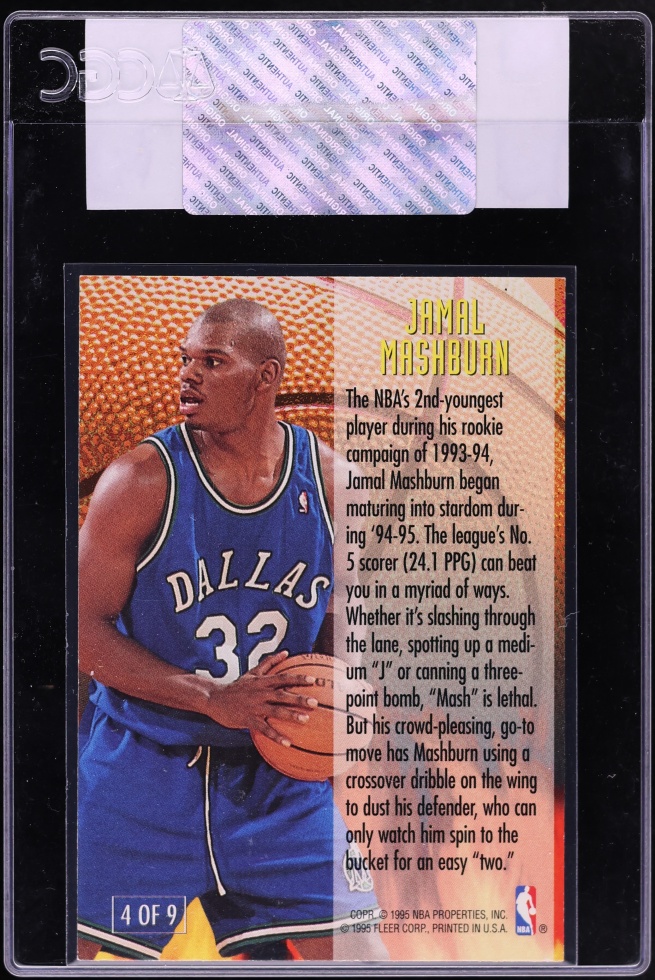 1995 Fleer Franchise Futures Jamal Mashburn #4 CGC AUTH
