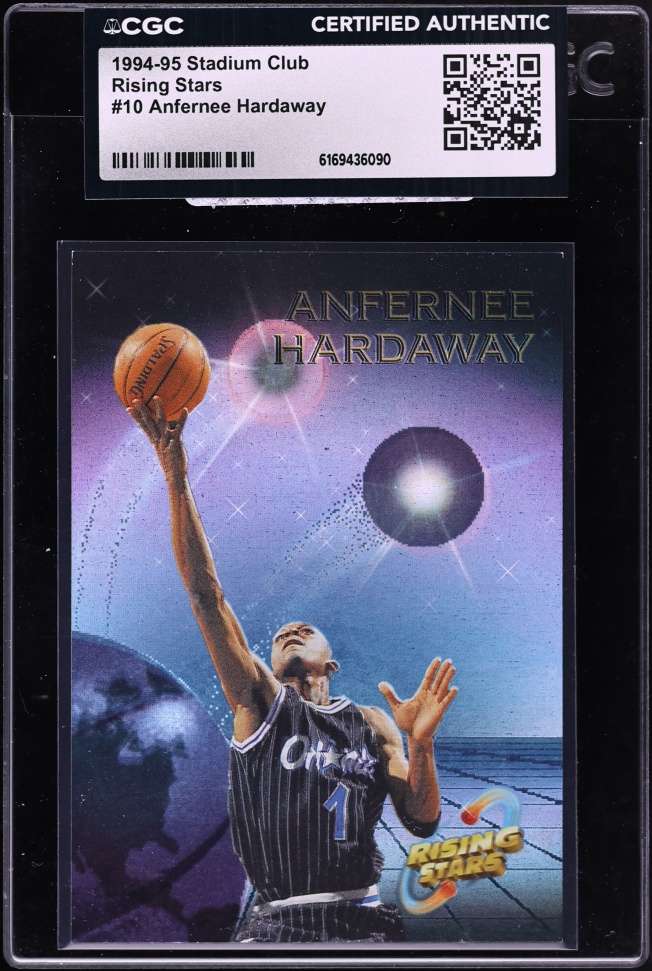1994 Stadium Club Rising Stars Anfernee Hardaway #10 CGC AUTH