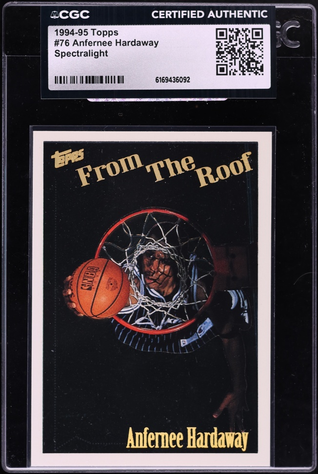 1994 Topps Spectralight Anfernee Hardaway #76 CGC AUTH