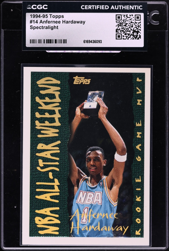 1994 Topps Spectralight Anfernee Hardaway #14 CGC AUTH