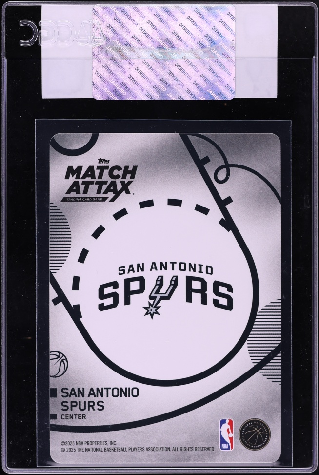 2025 Topps Match Attax Hot Prospects Victor Wembanyama #HP-VW CGC AUTH