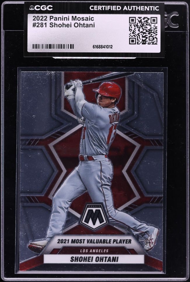 2022 Panini Mosaic Shohei Ohtani #281 CGC AUTH