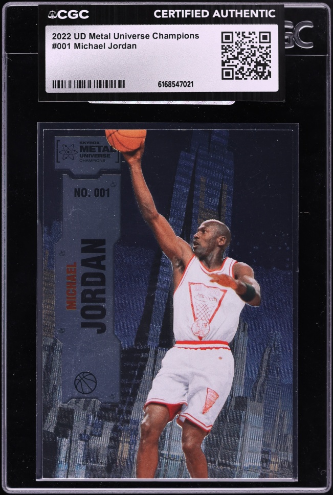 2022 Metal Universe Champions Michael Jordan #001 CGC AUTH