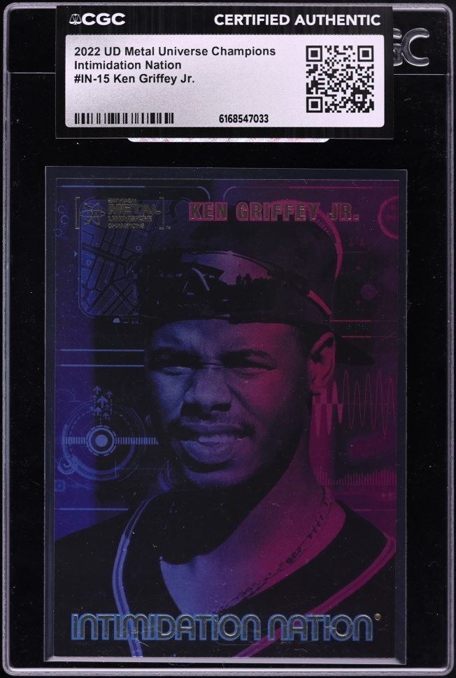 2022 Metal Universe Champions Intimidation Nation Ken Griffey Jr. #IN-15 CGC AUTH