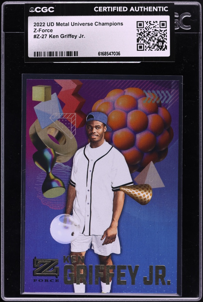 2022 Metal Universe Champions Z-Force Ken Griffey Jr. #Z-27 CGC AUTH
