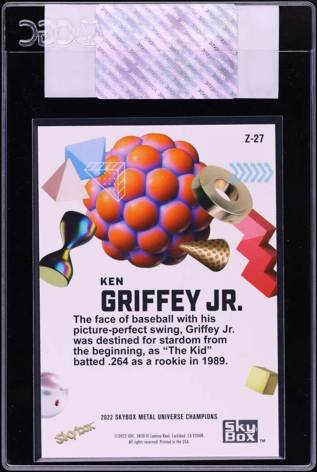 2022 Metal Universe Champions Z-Force Ken Griffey Jr. #Z-27 CGC AUTH