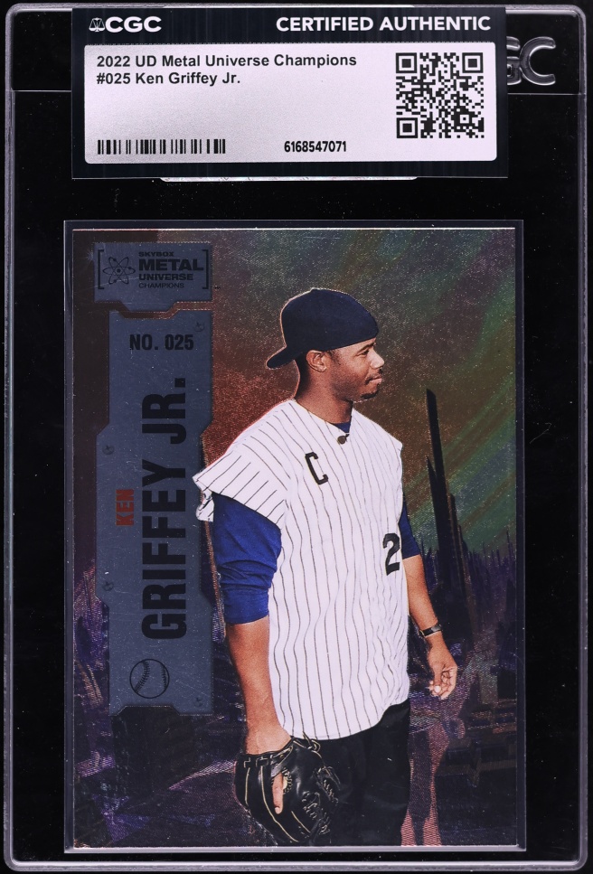 2022 Metal Universe Champions Ken Griffey Jr. #025 CGC AUTH