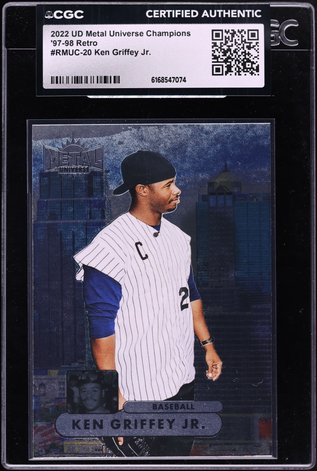 2022 Metal Universe Champions '97-98 Retro Ken Griffey Jr. #RMUC-20 CGC AUTH