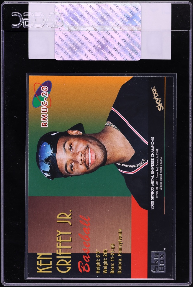 2022 Metal Universe Champions '97-98 Retro Ken Griffey Jr. #RMUC-20 CGC AUTH
