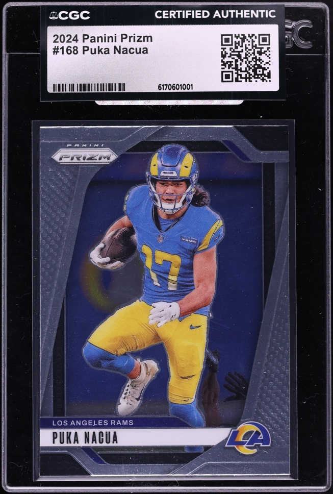 2024 Panini Prizm Puka Nacua #168 CGC AUTH